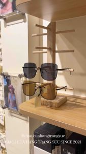 Mắt kính kính mát thiết kế bản vuông phong cách trendy mã 23 Ciao accessories