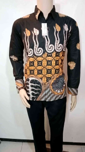 Kemeja Batik Pria Lengan Panjang Motif Wiji Kawung Hitam Arta Batik Auper KODE 008 Grosir Batik L Seragam Batik Kantor 10.10 23 Batik Motif Melody Item Batik Premium Batik Exclusive Batik Terbaru