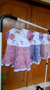 Two Mix Dress Bayi Baju Bayi Perempuan dj910