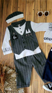 Two Mix Baju Muslim Anak Laki Baju Koko Anak Cowok 1 - 15 Tahun Katun Premium dj904