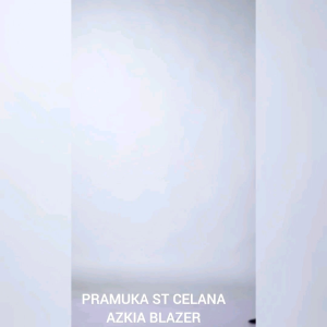 Seragam Kerja Blazer Wanita Guru Pramuka Terbaru Polyester Stretch Premium Import Syakira by Azkia