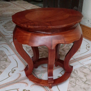 đôn gỗ gõ cao 32cmx30cm