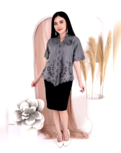 PROMO NATAL Kebaya Encim Senada Katun Laser Import