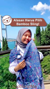 Gendongan bayi Gendongan samping jarik ringsling mshape cuddleme bamboo Sling motif