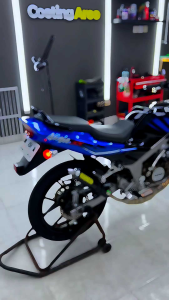 lis stiker striping montor NINJA SS ZEBRA tahun 2014 warna biru