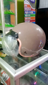 Helm Bogo Wanita Dewasa Bogo SOLID HIJAB FULL Leher SNI berkualitas