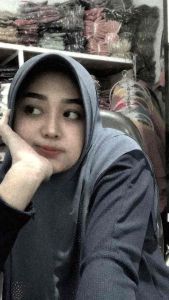 HIJABMEHRA - JILBAB KHIMAR CERUTY BABYDOLL PAYET LARISSA 2LAYER