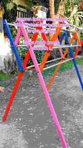 JEMURAN LIPAT 110 CM SIMPLE KOKOH TERMURAH