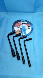 L Wrench 6" Long with Variation 8mm-14mm Solo and Set Cr.V High Quality Heavy Duty Tool