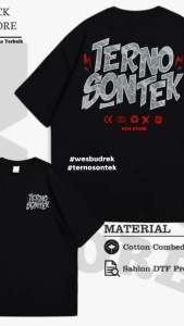 Kaos Terno Sontek K1 | Baju T-shirt Distro Kata Kata | Kaos Pria & Wanita