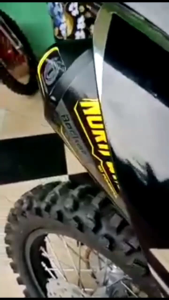 Knalpot CRF Norifumi Rocket 4 dop untuk CRF KLX D-tracker