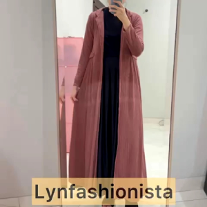 CARDIGAN PANJANG WANITA MUSLIM/OUTER GAMIS MURAH/VIKA