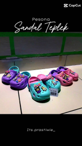 CEQIU CQ EH23E Labubu Baim Foto Realpict Sandal Anak Wanita Fashion Shoes