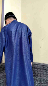 Desain Jubah Embos Premium: Bahan Bagus & Jahitan Rapih