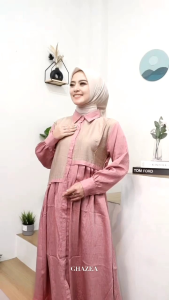 Arsyla gamis terlaris//gamis terhitz//gamis polo linen busui frendly