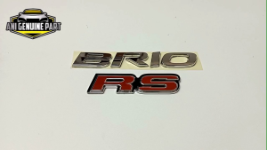 Emblem / Logo Bagasi BRIO RS ORIGINAL Harga Set (2pcs Logo)