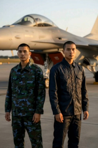 เสื้อjacket fieldใส่ได้ 2 หน้า 2 in 1 พรางทอกับกรมท่า