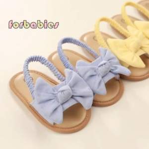 Baby Girls Bow Knot Sandals Casual Soft Sole Princess Flat Non-Slip  shoes for Toddler Baby Girls