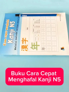 Buku Kanji N5 Bahasa Jepang