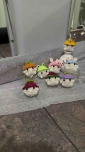 🧶HANDMADE手工🧶Crochet Keychain✨钩针编织钥匙圈✨