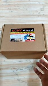 KONY ชุดขัดสี ขัดเงารถยนต์ แบบใช้ลม พร้อมอุปกรณ์ เครื่องขัดอเนกประสงค์ KN-WT006