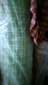 kain katun motif seragaman di eceran (permeter)