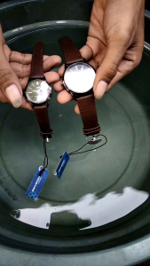 READY SIAP KIRIM - JAM TANGAN COUPLE KULIT AWIN BWIN SPORT / DAPAT 2 JAM