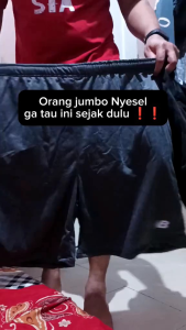 Celana Pendek Pria Kolor Santai Super Jumbo Big Size XXL 3XL 5XL 10XL Celana Olahraga Gym Fitnes Bola Futsal Sport Saku Resleting