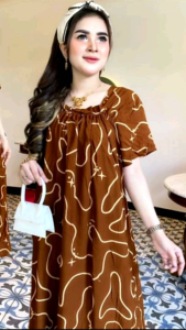 daster Fuji motif benang trendy terkini//daster bumil viral//daster busui murah//daster Pekalongan bayar ditempat cod//daster viral toktok // dress rayon trendy terkini