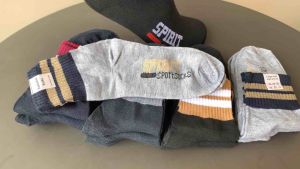 KAOS KAKI SPOR BELANG UKURAN  3 /4  / kaos kaki sport olahraga dan sekolah ( Harga 12 pasang lebih murah )