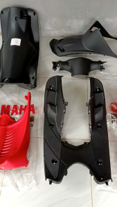 Fullset Cover Body Kasar Yamaha Mio Sporty & Dek Paruh Kolong Merah
