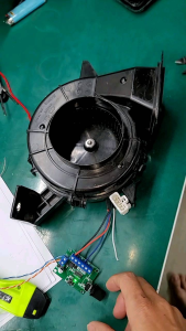 quạt sò thổi khí dc servo 70w cực mạnh kèm mạch điều tốc