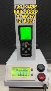 Lampu LED Jelly Kedip Flash Strobe T10 W5W Chip 3030 - 8 Mata 12V Super Bright