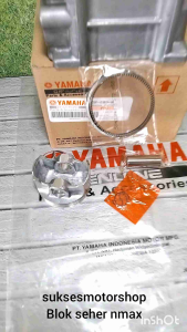 selinder blok block seher assy piston ring pen dan klip yamaha nmax aerox 150