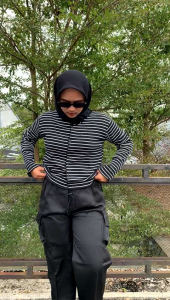 CELANA KULOT CARGO HAIGWHWAIST DEWASA STYLE TALI SERUT