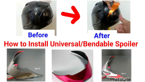 Universal Helmet Spoiler