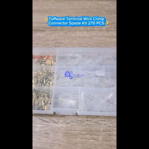 Taffware Terminal Wire Crimp Connector Spade Kit 270 PCS - SC7