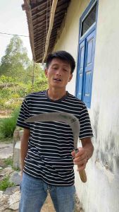 Alat Berkebun Pangkas Rumput Bahan Murni Baja