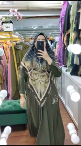 maleeqa series by Humaira // gamis set hijab by humaira