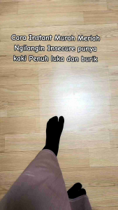 BELLINO - Stoking Wanita Jempol Tebal Selutut Bahan Lembut Elastis Kaos Kaki warna Kulit Stocking Dua Jari Terpisah Cocok Untuk Kerja SPG Kantor