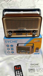 Wooden Full-Band Radio with Bluetooth Card Player and Remote Control EC-2304A Retro Portable