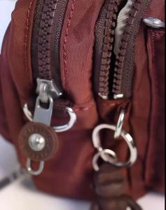 Kipling Abanu Small Phone Bag Polyester Metal Hardware Sling for Men and Women 13cm Height 4.5cm Width 19.5cm Length