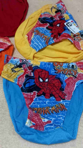 12PCS 1lusin CELANA DALAM ANAK KARAKTER SPIDERMAN VIN-VIN 2-8 TH S M L
