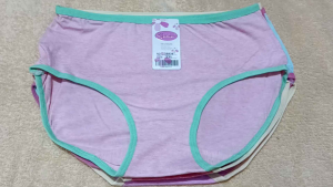 3PCS CELANA DALAM WANITA GRISSINA RAINBOW L XL XXL XXXL