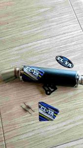 Slinger Knalpot ELYA Racing Samlong Black Cloting Inlet 38mm