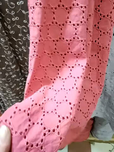 MURAH!!!!KAIN KATUN BORDIR/KATUN MOTIF BOLONG"/KATUN KOREA PREMIUM