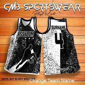 Stylish Basketball Jersey Full Sublimation Change Team Name and Number