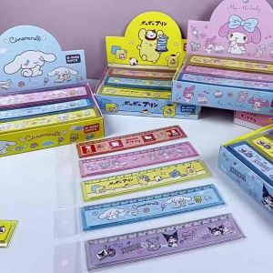 🇲🇾Ready Stock🇲🇾Sanrio Cartoon Plastic Straight Ruler 15cm 可爱卡通15cm直尺 Pembaris Kartoon 15cm