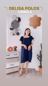 Daster Delisa Crinkle Premium Terbaru