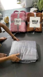 Chăn lông tuyết Muji siêu mềm mịn chăn lông tuyết cao cấp